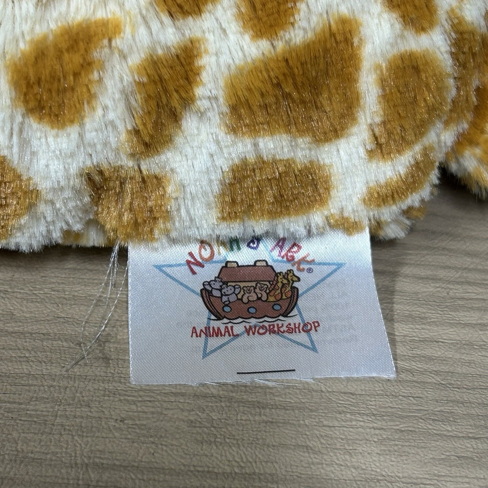 Noah's Ark Animal Workshop Giraffe Plush 12" Stuffed Animal  Back Pouch - Picture 6 of 7